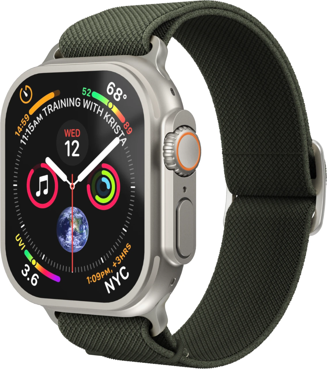Vonmählen Classic Nylon Loop 38/40/41mm One Size Olive